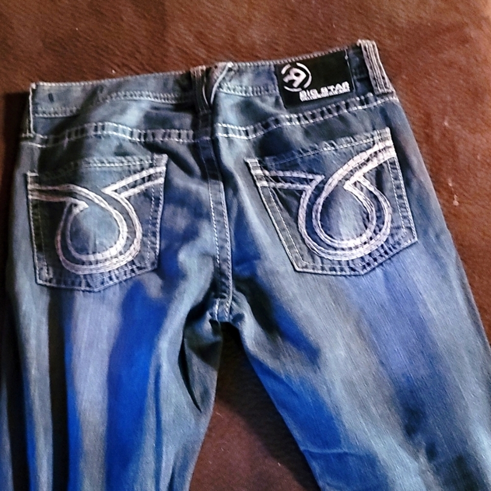 Big star union straight leg jeans 34/32